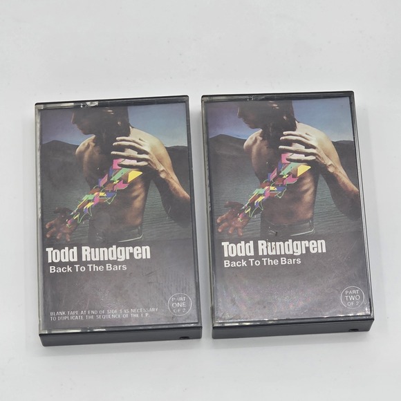 Other - Todd Rundgren Back to the Bars Cassette Tape Double Album Original Press Vintage